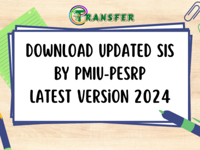 Download Updated SIS by PMIU-PESRP