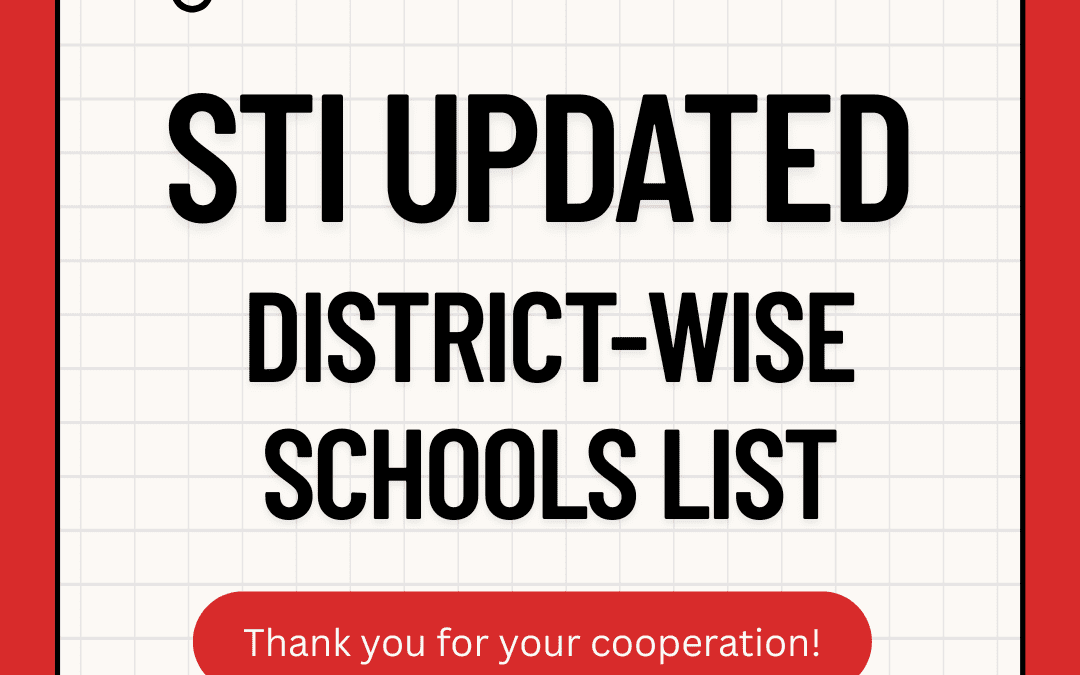 STI Schools List 2025 – Updated District-Wise List for Internship