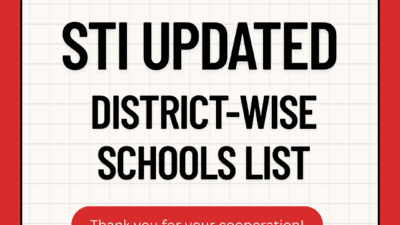 STI Schools List 2025 – Updated District-Wise List for Internship