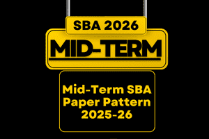 Mid-Term SBA Paper Pattern 2025-26