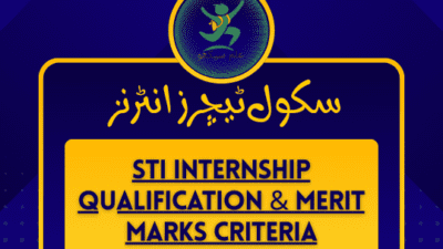 updated STI Internship Qualification & Merit Marks Criteria