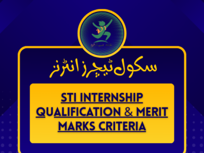 updated STI Internship Qualification & Merit Marks Criteria
